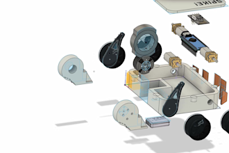 create 3d cad designs for robots and mechanical parts