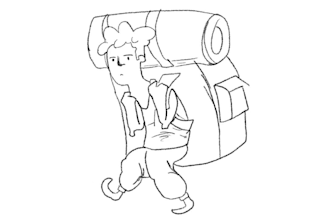 do 2d frame by frame handdrawn animation, traditional 2d line art pencil sketchs