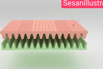 3d mattress animation 3d bed 3d sofa explore view 3d animation