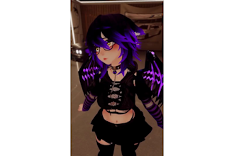 do custom vrchat avatar 3d model vr character ,booth avatar ,vrc avatar nsfw art