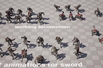 semi realistic character,npc warrior,unity game model,humanoid rig,modular asset