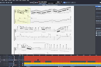 transcribe into tab any song from rock or metal in guitar pro