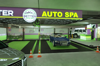 3d car wash, car service, car spa, maintenance centre design
