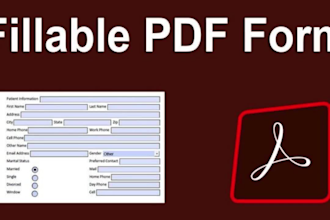 create, design interactive fillable registration forms for business in acrobat