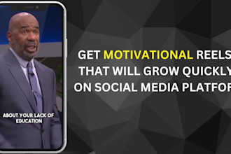 create  motivational reels instagram reels and edit youtube shorts
