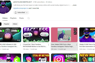 setup any niche on youtube automation channel edit, make top 10 videos as a pro