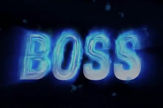 do after effect 3d reveal animated logo intro video, kinetic typography title