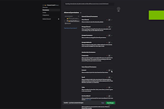 create discord servers and program it with bots everything
