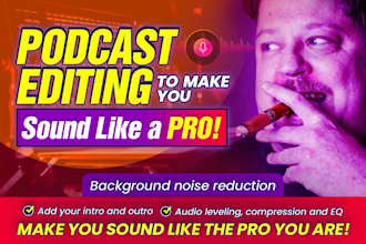 professionally clean your podcast audio