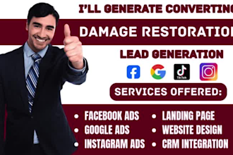 generate water damage, fire damage, damage restoration mold remediation leads