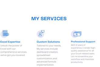 tackle all your excel, spreadsheet, and accounting needs