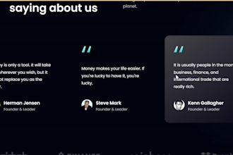 design and create  clean modern and stylish landing  websites