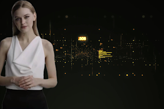 make professional ai spokesperson video