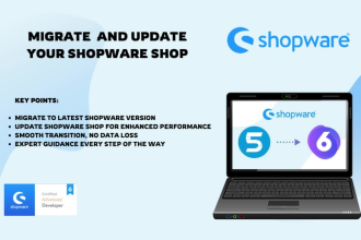 seamlessly update and migrate your shopware 6 and 5 store