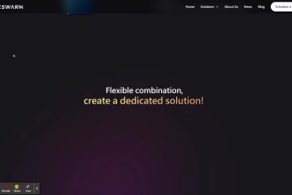 design or custom webflow transition animation triggered by page load or hover