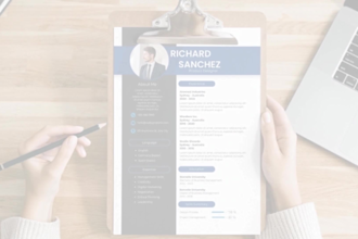 design a professional and modern CV or resume for you