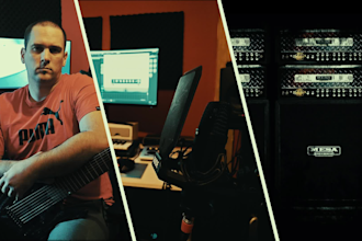 make a modern metal, djent, deathcore track