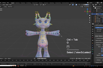 do 3d rigging in blender