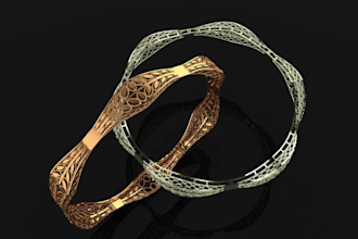 create 3d jewelry models for casting