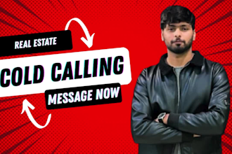 do real estate cold calling and book appointments