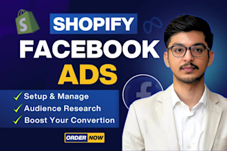 setup shopify facebook ads campaign, instagram ads, meta ad manager