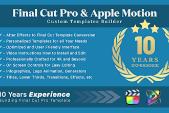 do final cut pro and apple motion templates