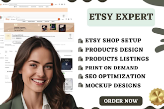 design etsy digital products setup etsy print on demand shop for etsy shop setup