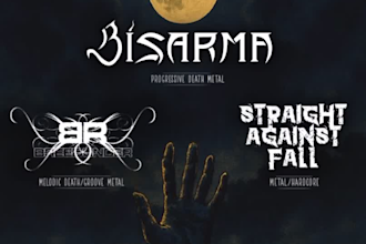 make a custom rock metal concert poster, album cover