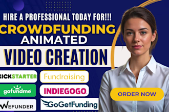 create attractive crowdfunding video for gofundme kickstarter indiegogo campaign