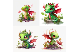 do cute illustrations  and characters for books of childrens
