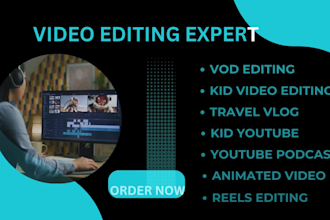 edit travel vlog and sports highlights videos for any social media platforms