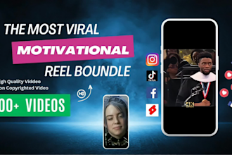 create most viral motivational videos for reels and tik tok