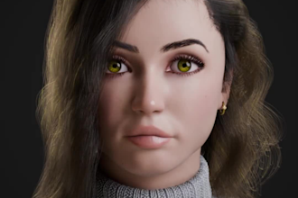 create lifelike 3d characters for games and films, metahuman quality