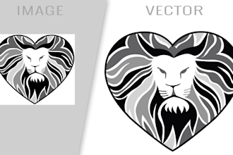 manually trace your image in illustrator vector format