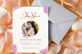 design wedding baby shower and 15 anos invitation cards