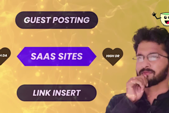 do saas guest post, saas link insertion, high DR saas sites for backlinks