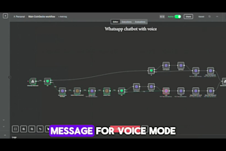 create whatsapp chatbot with voice calling using n8n makecom zapier flow