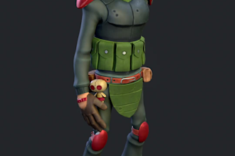 make high quality hard surface models for game development