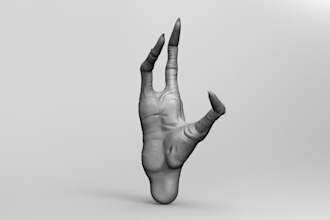 do the 3d sculpt model in zbrush for 3d print