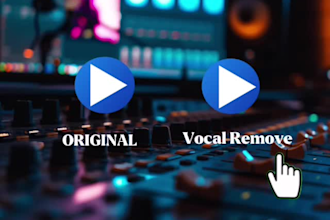 remove vocals from songs and create high quality karaoke