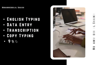 do fast english typing work, 100 pages in 24 hours
