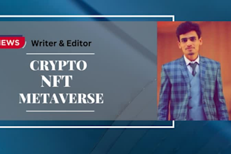write crypto, blockchain, web3, and fintech news articles