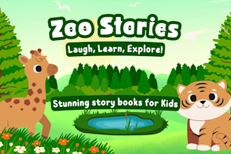 create a custom children storybooks with illustrations