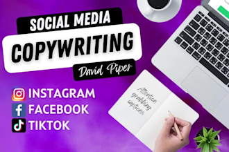 craft engaging social media marketing, copywriting,  creative or sales content