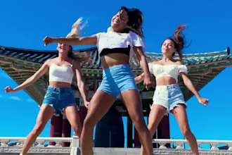do tiktok dance video choreography hiphop dance group dance