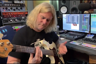 create a bass guitar track in any style or mix and master your songs