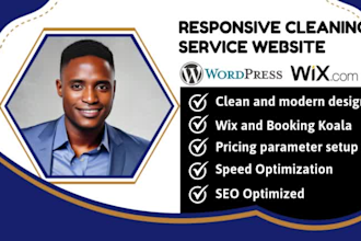 cleaning service website, office cleaning website, house cleaning, booking koala