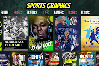 design creative sports graphics