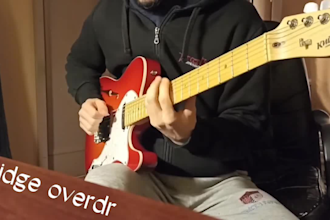record catchy solo and rythm electric guitar for your song