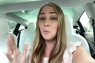 film a selfie style video in my tesla